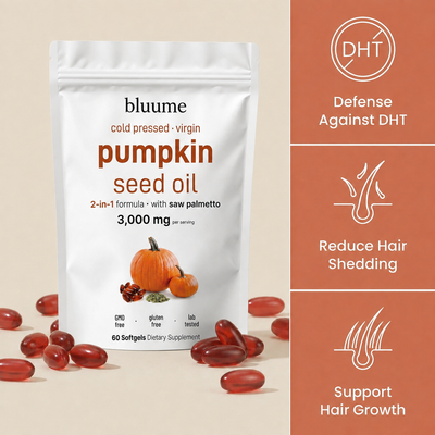 Pumpkin Seed Oil & Saw Palmetto Softgels (3,000mg)